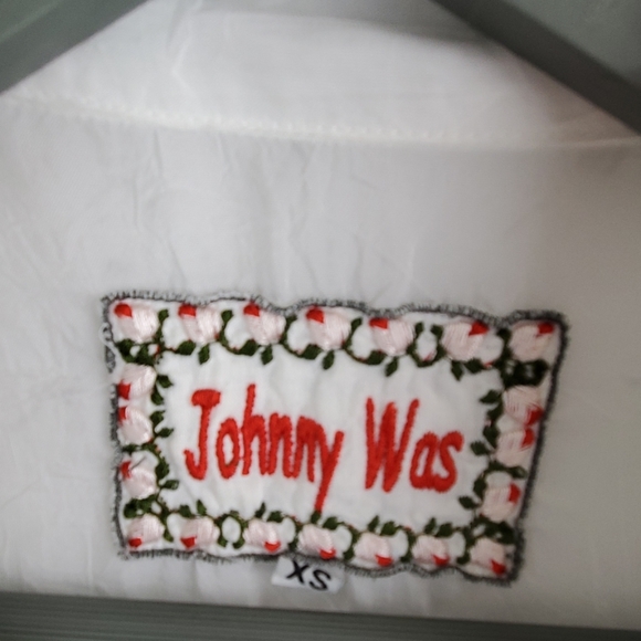 Johnny Was Embroidered White Blouse XS - Picture 5 of 10